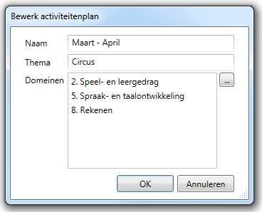 3.9.3 Activiteitenplan bewerken Klik in het scherm Activiteitenplanning op een bestaand plan en op [Plan bewerken] (79) om een bestaand