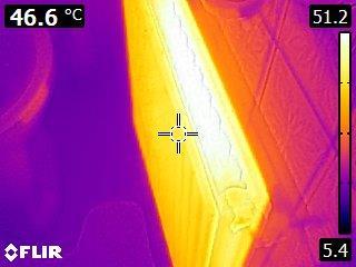 De radiatoren hebben een redelijk mooie gelijkmatige warmteafgifte richting de ruimtes.