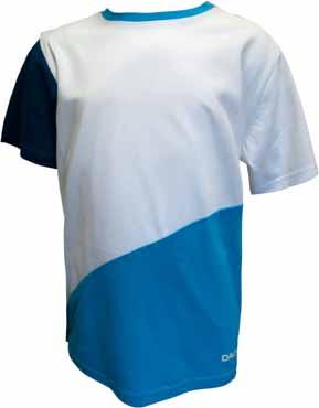 12 i love blue Junior T-shirt Unisex T-shirt 100% katoen shirt, 160 g/m 2. Recht gesneden.