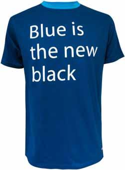 Damens T-shirt Life is bluetiful 100% katoen t-shirt, 160 g/m 2. Recht gesneden.