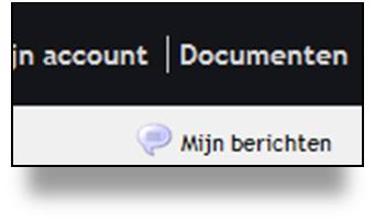 Wil je op je e mailadres een melding ontvangen wanneer je een nieuw bericht krijgt, klik dan in de berichtenbox op de actieknop Berichtinstellingen en geef aldaar aan dat je een e mail wilt ontvangen