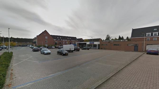 Figure 45 Car park at Weversplein (in front of Aldi) Image 2017 Google Even though it seems difficult to make a car park green, another recommendation would be to build permeable pavement on car