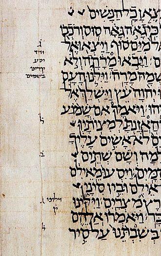 Een fragment uit de Codex