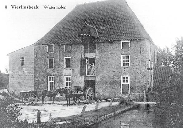 watermolen kocht in Vierlingsbeek in het zuidoosten van de provincie Brabant.