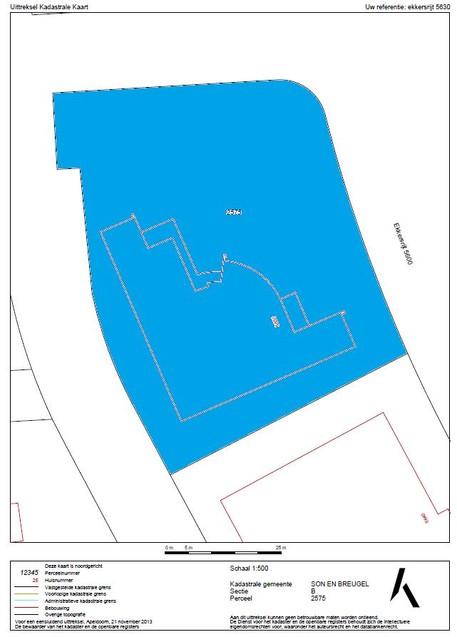 Kadastrale kaart Bestemmingsplan Het bestemmingsplan is te raadplegen op www.ruimtelijkeplannen.