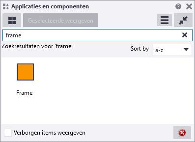 Gebruikerscomponenten van het type Onderdeel krijgen geen componentsymbool wanneer u deze maakt of in het model plaatst!