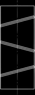 Zet de verticale naden om en om tegenover elkaar voor de stevigheid. Laat de verlengstukken elkaar minstens 2,5 cm overlappen.