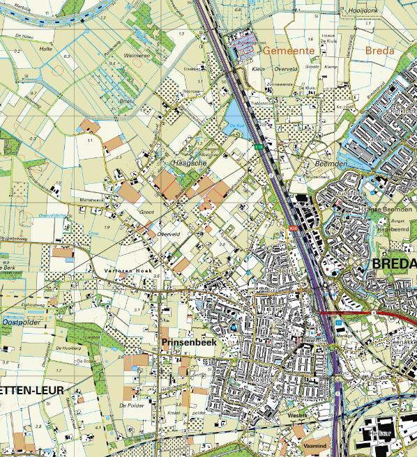 Situering De vrijstaande woning is gelegen in het buitengebied van Prinsenbeek aan de rand van een weids polderlandschap/natuurgebied.