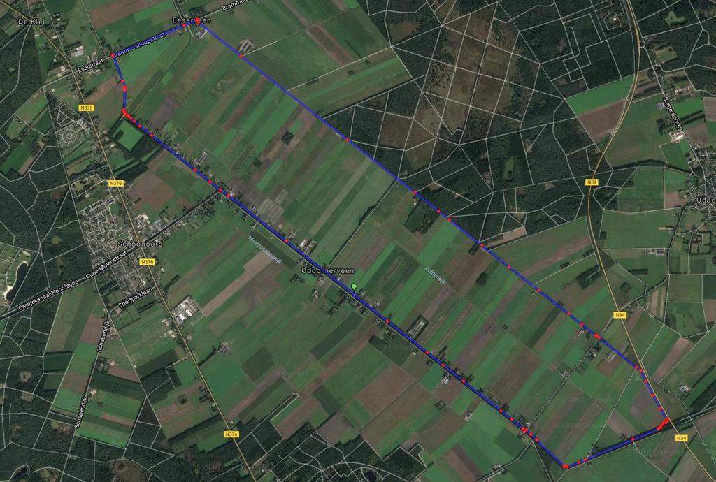 Parcours Lengte van het parcours is 15,00 km