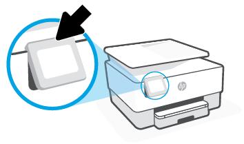 Het bedieningspaneel van de printer gebruiken Dit gedeelte bevat de volgende onderwerpen: Til het bedieningspaneel op Overzicht knoppen en lampjes Functieknoppen Dashboardpictogrammen