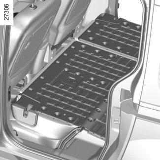 ACHTERBANK: werking (1/2) Voer deze verstellingen uitsluitend uit als de auto stilstaat.