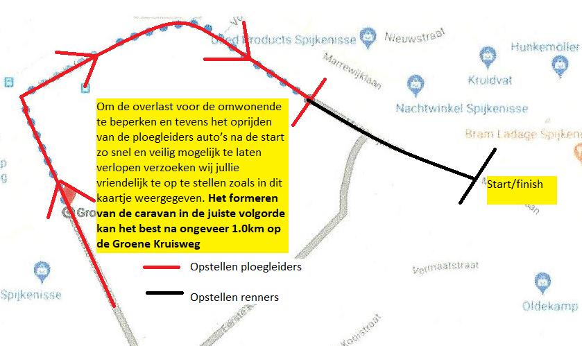 Aan de ploegleiders wordt verzocht de aanwijzingen van de verkeersregelaars op te volgen!!!! Routetijdtabel Zuid Hollandse Eilanden Tour Wedstrijd over 158,6 km op zaterdag 18 mei 2019 nog te rijden km.