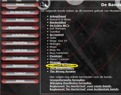 Dit doe je via de knop aan de rechterkant van de website. 2.