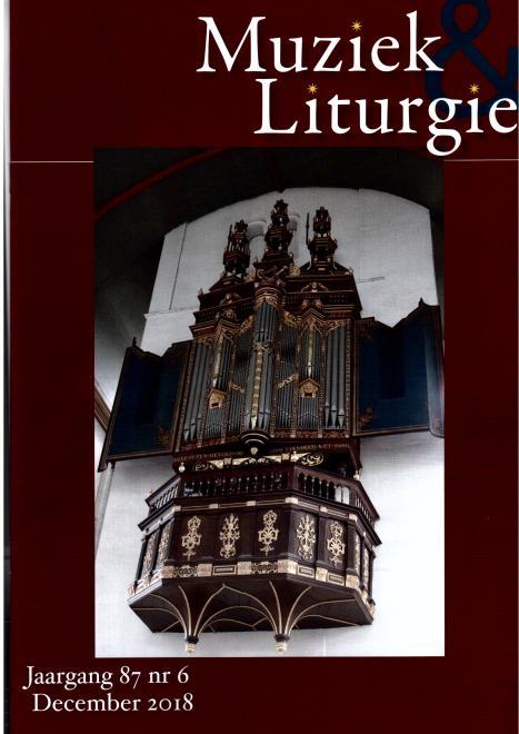 Tariefkaart 2019 Muziek & Liturgie Titel: Verschijningsfrequentie: Uitgave van: Oplage : Muziek & Liturgie 6x per jaar Koninklijke Vereniging van Organisten en Kerkmusici (KVOK) 1.