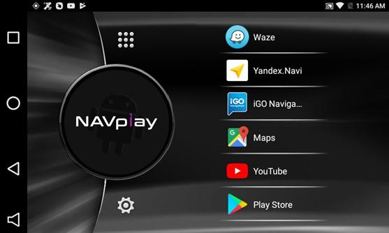 NAVPLAY Customize Download je favouriete Apps via de Play-Store of APK uploader zoals; Video: Youtube / Netflix / Ziggo / Proximus / Videoland Muziek: Spotify / Sound