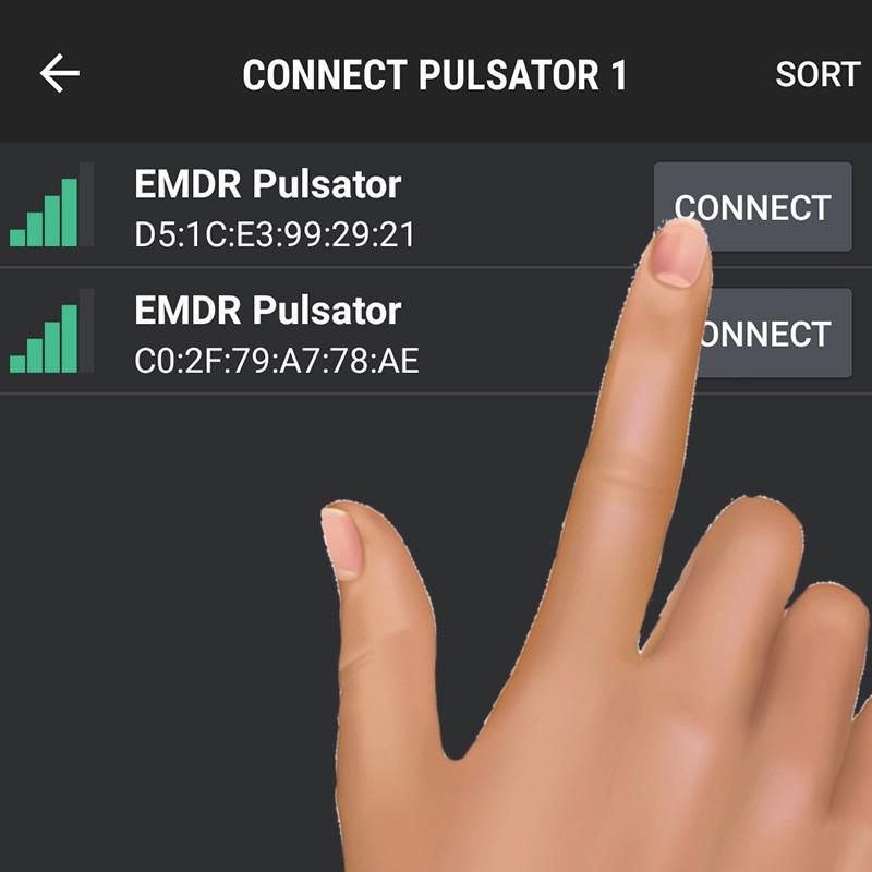 De Pulsators zijn na activering 30 seconden beschikbaar om te verbinden.
