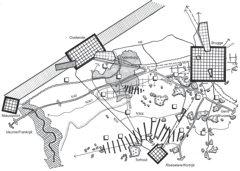 7 Inhoud van een GRS informatief gedeelte richtinggevend gedeelte bindend gedeelte 8 GRS Oudenburg informatief gedeelte inleiding situering Oudenburg planningscontext: RSV, PRS, ruimtelijke context