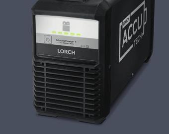 krachtig. Gewoon het accupack MobilePower op de MicorTIG accu-ready aansluiten.