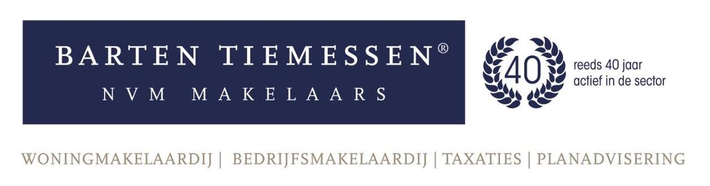 Even voorstellen Barten Tiemessen NVM Makelaars is in 1972 opgericht. Van het begin af aan heeft ons makelaarskantoor een duidelijke visie op hoe wij de zaken wensen aan te pakken.
