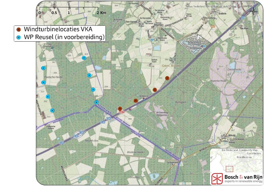 4.1 Inleiding Het Voorkeursalternatief (VKA) is op ongeveer dezelfde locaties als de MER-alternatieven gesitueerd.