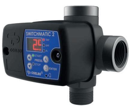 SWITCHMATIC 2 T-KIT SWITCHMATIC 2 opbouw pompbesturing Coelbo Switchmatic 2 digitale drukschakelaar om snel en gemakkelijk de in- en uitschakeldruk in te stellen en af te lezen.