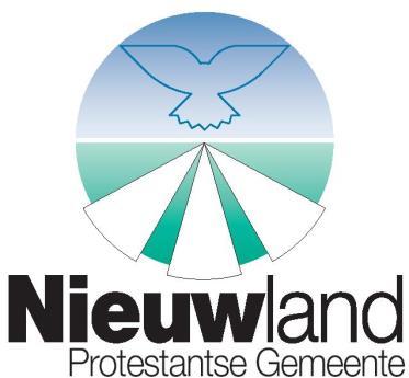 PROTESTANTE GEMEENTE NIEUWLAND KERKELIJKE STAND Ingekomen Uit Strijen, Hervormde Gemeente: Dhr. M. van der Eijk, Mijnsheerenland. Uit Waddinxveen, Protestantse Gemeente: mevr. R. Vermeij, Westmaas.