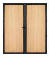 afmetingen deuren / Dimensions disponibles portes STEELIT DUO Classic Modern Wood Netto afmeting Dimension nette