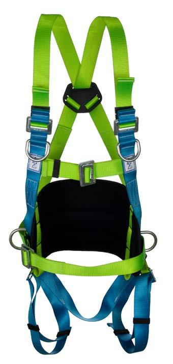 Edge harnesses have a simple structure with the following characteristics: Edge 1: basic harness with 1 D-ring and fall indicator