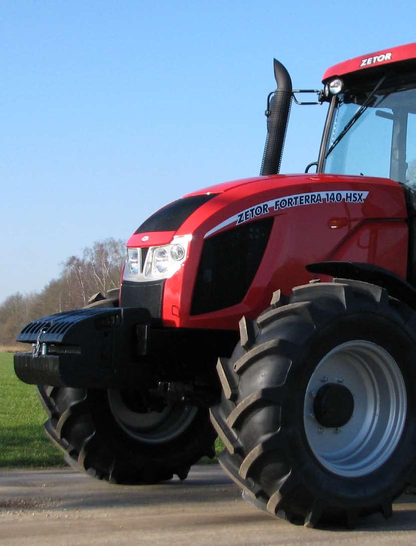 Zetor Forterra serie Lage kostprijs en uitstekende prestaties!