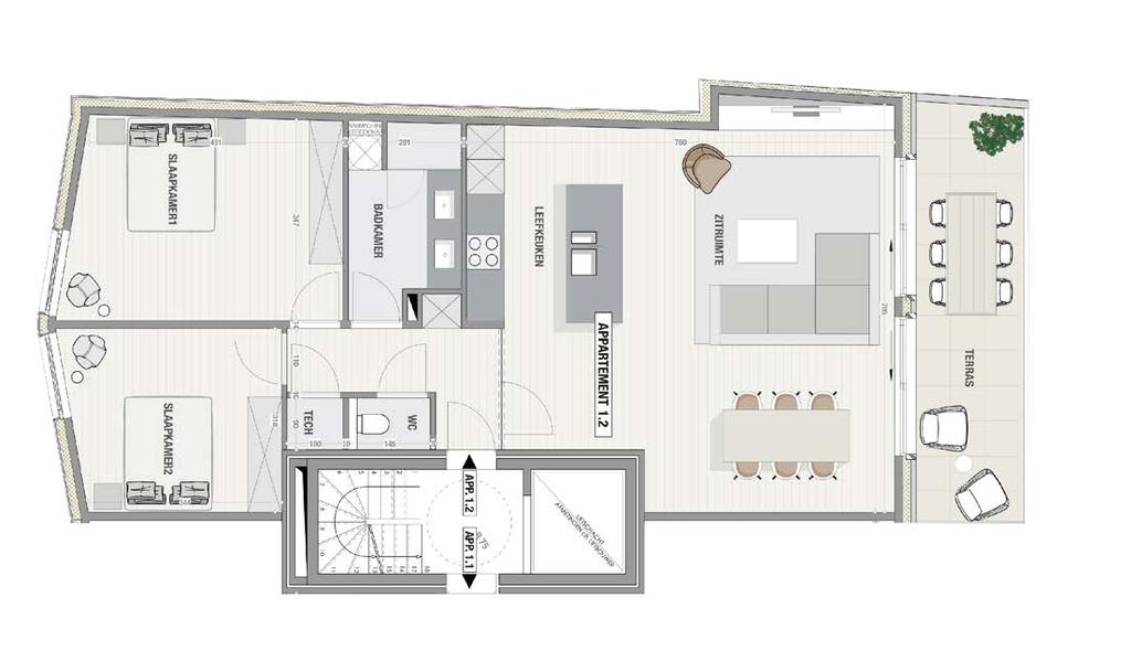 Appartement 1.