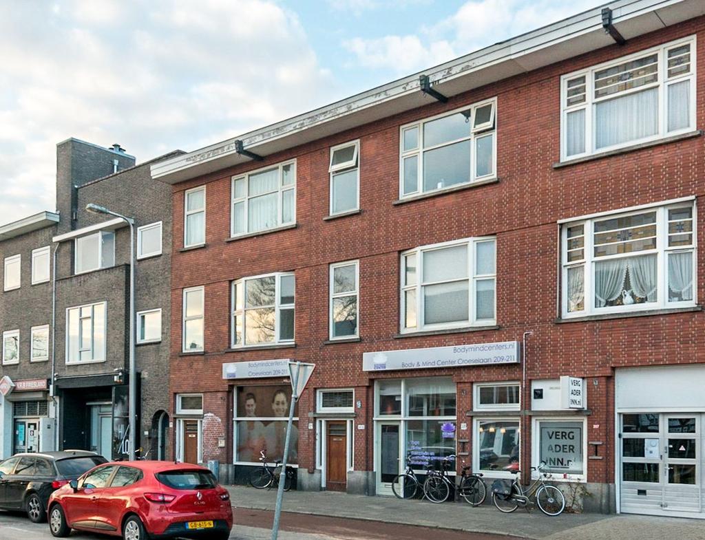 Croeselaan 209-211 3521 BN Utrecht Brede pui Achteruitgang Open