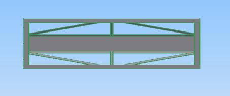 Concept 2 De vormgeving van dit concept is afgeleid van een snelweg borden ophanging. Deze zijn er licht en sterk.