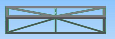 De zes hoek bied dat de krachten in het materiaal aan de boven kant groter zijn dan aan de onderkant. De zijkanten zijn dicht voor makkelijke bevestigingen aan de buren.