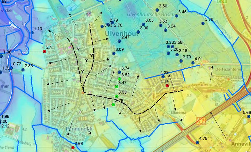 De mate waarin de wateroverlast door teveel water op straat in de wijk Kraaijenberg kan worden tegengegaan.