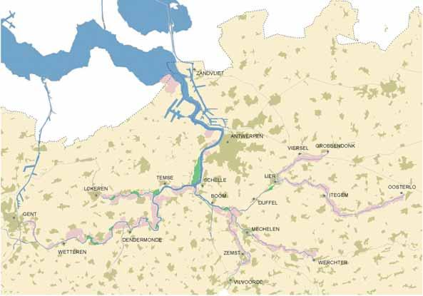 7 RUIMTE VOOR DE RIVIER 7.1 Omschrijving In het geactualiseerde Sigmaplan vertrekt de Vlaamse overheid vanuit de visie van geïntegreerd waterbeheer.