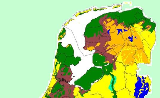 Tabel 5.2: Bedrijfstypen melkvee standaard (zonder maatregelen) Zand Klei Veen Quotum kg per jaar 480.822 551.025 473.928 quotum kg per ha per jaar 14.979 13.