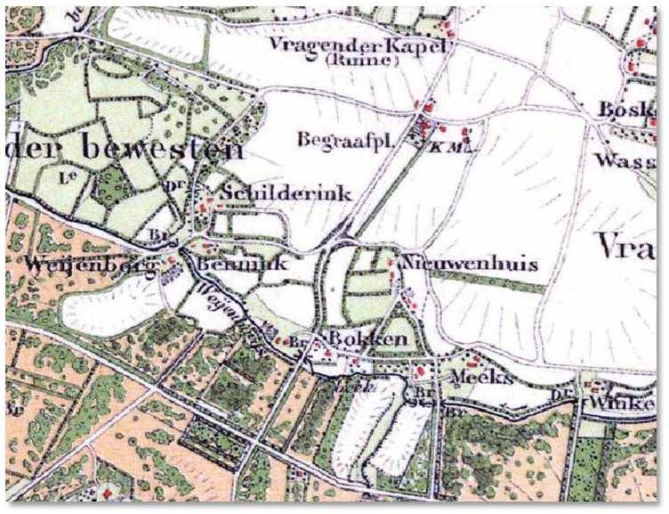 5.6 Landschap en historische referentie Het plangebied ligt aan de flank van groot escomplex, de Vragender es, naar jong heideontginningslandschap ten zuidwesten ervan.