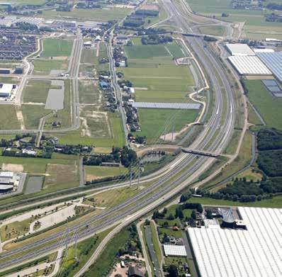 STRATEGISCHE LOCATIE, UITSTEKENDE BEREIKBAARHEID Het nieuwe bedrijventerrein Harnaschpolder ligt in Den Hoorn en is direct gelegen aan de recent doorgetrokken snelweg A4.