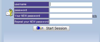 Figuur 5. Wachtwoord wijzigen Uw wachtwoord is strikt persoonlijk. Geef het niet aan anderen.