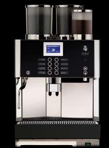per koffiebonenreservoir 1 kg 1 kg Choc reservoir (optioneel) 0,5 kg tot 1 kg afhankelijk van de