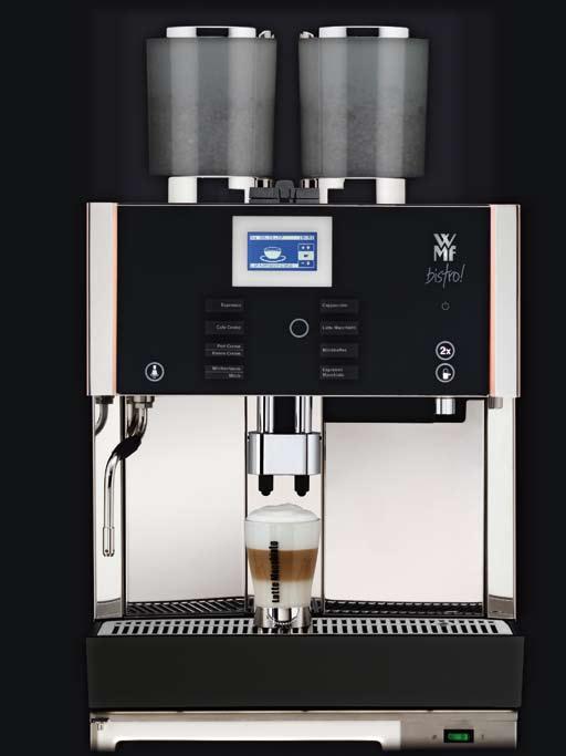 Kwaliteit Kwaliteit betaalt zichzelf terug De nieuwe WMF Bistro is het resultaat van de consequente verdere ontwikkeling van onze meest succesvolle professionele koffiemachine wereldwijd, de WMF