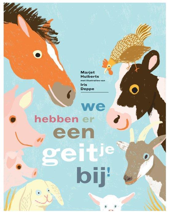 Op donderdag 16 februari gaan we voorlezen uit het prentenboek We hebben er een geitje bij van Marjet Huiberts. Dit prentenboek was in 2016 het prentenboek van het jaar.