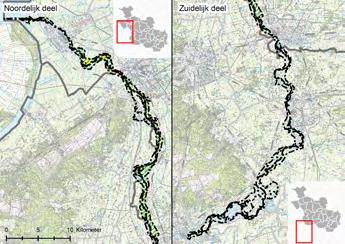 121 ha 209 ha Het Natura 2000-gebied IJsseluiterwaarden is het gebied langs de IJssel. De gebieden waar maatregelen moeten worden genomen liggen geografisch ver uiteen.