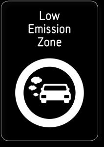 Fietspaden en fietsenparkings Lage-emissiezones