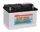 ) Zeer laage automatische ontlading in vergelijking met standaard batterijen BELANGRIJK : de AGM-batterijen