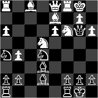 gxf5 14.Lxd5 Ta7 15.Dd4 Dxd5 16.Lxf6 Lc5 17.Pxc5 0-0 18.Dh4 Dxc5+ 19.Kh1 Td8 20.Dh6 Df8 21.Dg5+ 1-0 Spektakelprijs Groep 2 Ruth Woning - Chris Regeling (OKU2006, ronde 3) 1.d4 d5 2.c4 c6 3.Pf3 Pf6 4.