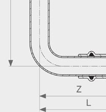 Aansluitbochtset model4777 artikel d1 d2 D H Z