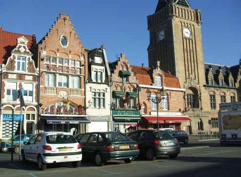 Brugge en Oostende hebben als verder afgelegen bestemmingen ook een afwijkend profiel.