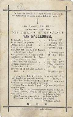 Zo duidde het volk vroeger de goederen van het kapittel aan. Hier in Nukerke bedoelde men de landerijen van de familie Van Malleghem wiens zoon dekanale opziener werd. Uit het Kerkarchief.