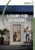 LUXURY FOR OUTDOORS Laat u verleiden door Element4